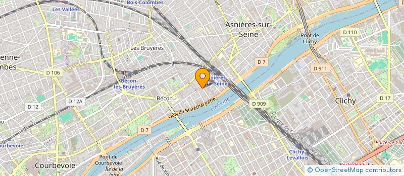 localisation de l'entreprise MONSIEUR ALAIN LLOR à COURBEVOIE