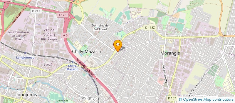 localisation de l'entreprise MONSIEUR ALAIN LOBRY à CHILLY-MAZARIN