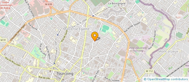 localisation de l'entreprise MONSIEUR ALAIN LOCQUEGNIES  TOURCOING