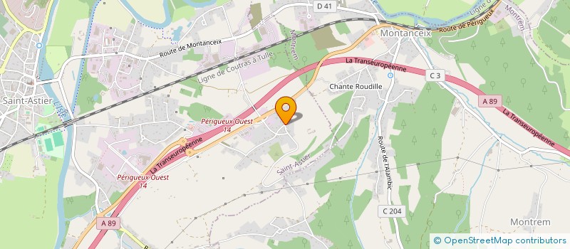 localisation de l'entreprise MONSIEUR ALAIN LOIGNON  SAINT-ASTIER