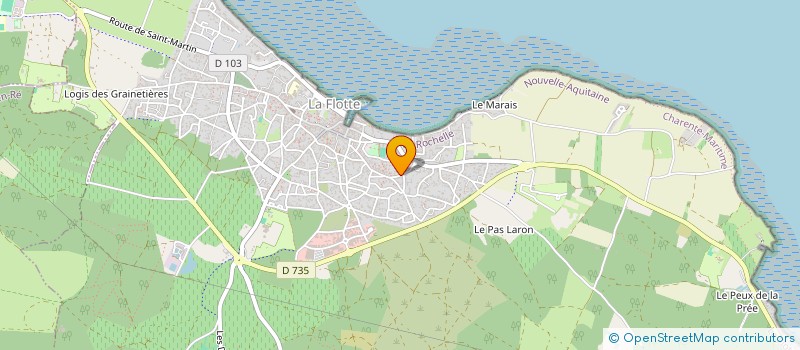 localisation de l'entreprise MONSIEUR ALAIN LOIZEAU  LA FLOTTE