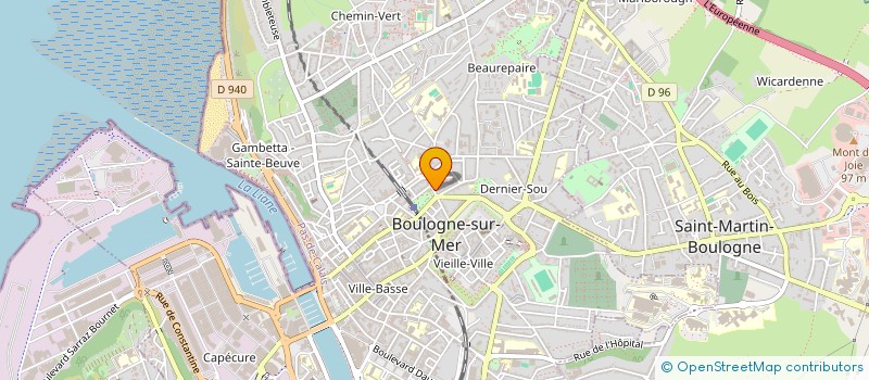 localisation de l'entreprise MONSIEUR ALAIN LOMBARD à BOULOGNE-SUR-MER