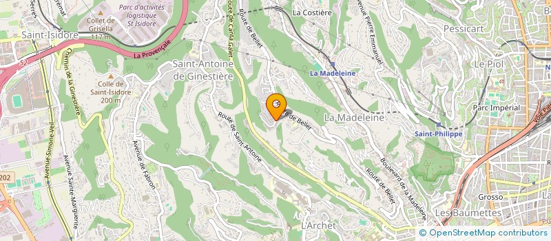 localisation de l'entreprise MONSIEUR ALAIN LOMBART  NICE