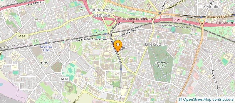 localisation de l'entreprise MONSIEUR ALAIN LONCHAMP  LILLE