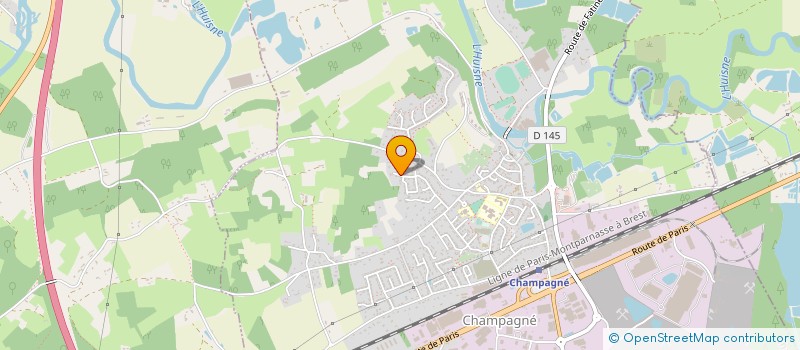 localisation de l'entreprise MONSIEUR ALAIN LONDERO  CHAMPAGNE