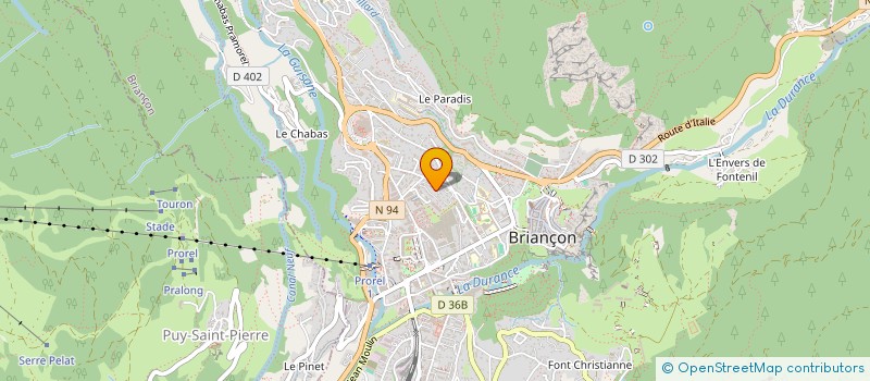 localisation de l'entreprise MONSIEUR ALAIN LONGA  BRIANCON