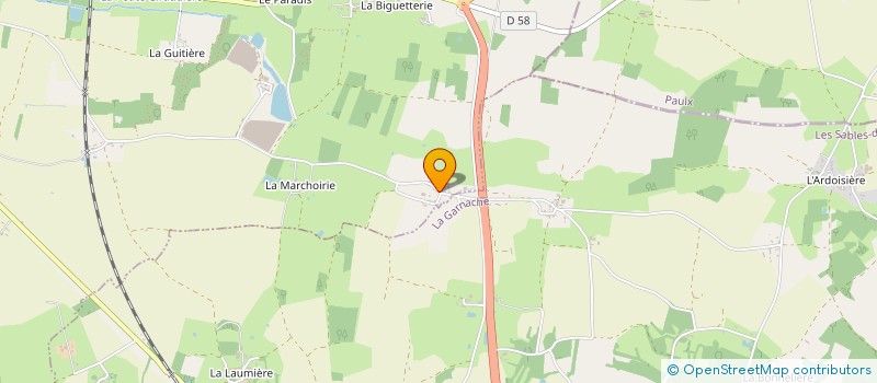 localisation de l'entreprise MONSIEUR ALAIN LONGEPEE  BOIS-DE-CENE