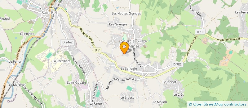 localisation de l'entreprise MONSIEUR ALAIN LOPACZAK à SOURCIEUX-LES-MINES