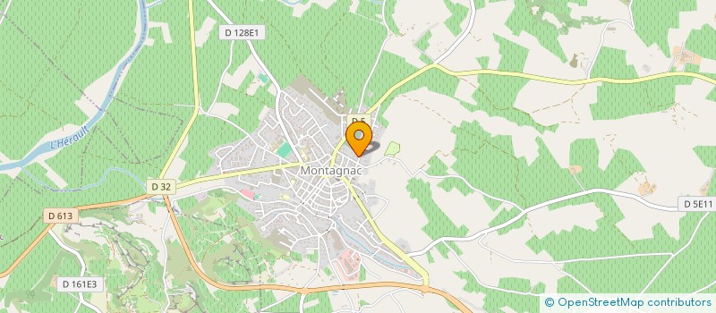 localisation de l'entreprise MONSIEUR ALAIN LOPEZ  MONTAGNAC