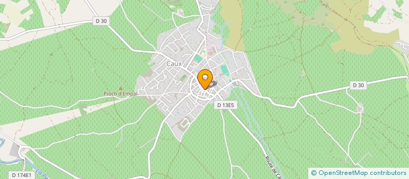 localisation de l'entreprise MONSIEUR ALAIN LOPEZ  CAUX