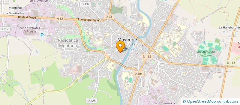 localisation de l'entreprise MONSIEUR ALAIN LORIEUX à MAYENNE