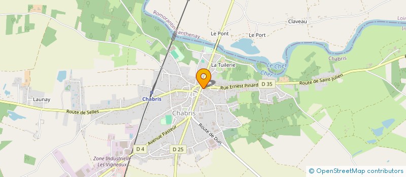 localisation de l'entreprise MONSIEUR ALAIN LORILLON à CHABRIS