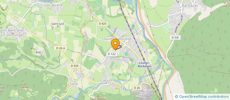 localisation de l'entreprise MONSIEUR ALAIN LORME  LOURES-BAROUSSE