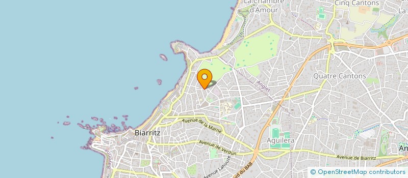 localisation de l'entreprise MONSIEUR ALAIN LORNE à BIARRITZ
