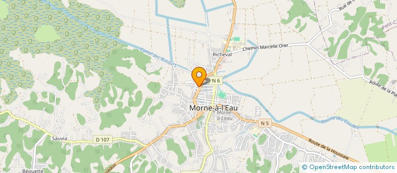 localisation de l'entreprise MONSIEUR ALAIN LOSIO  MORNE-A-L'EAU