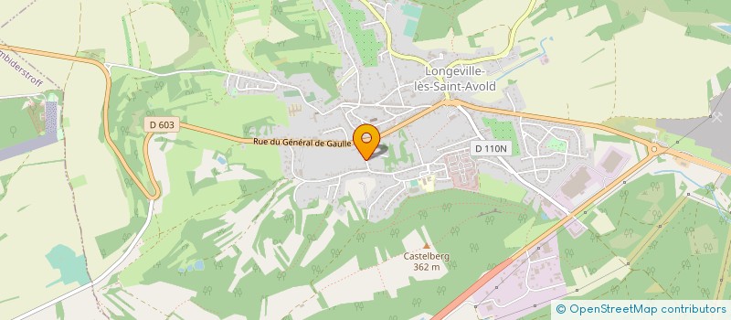 localisation de l'entreprise MONSIEUR ALAIN LOSSON  TALANGE