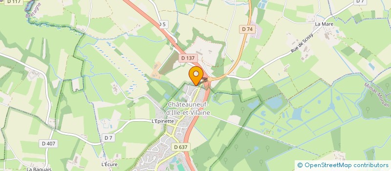 localisation de l'entreprise MONSIEUR ALAIN LOUAPRE  SAINT-PERE-MARC-EN-POULET