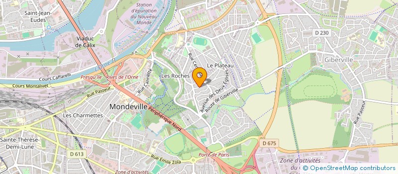 localisation de l'entreprise MONSIEUR ALAIN LOUET  MONDEVILLE