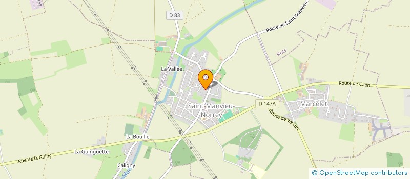 localisation de l'entreprise MONSIEUR ALAIN LOUIS GEORGES RENOUX  SAINT-MANVIEU-NORREY