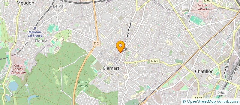 localisation de l'entreprise MONSIEUR ALAIN LOUVIERE  PARIS