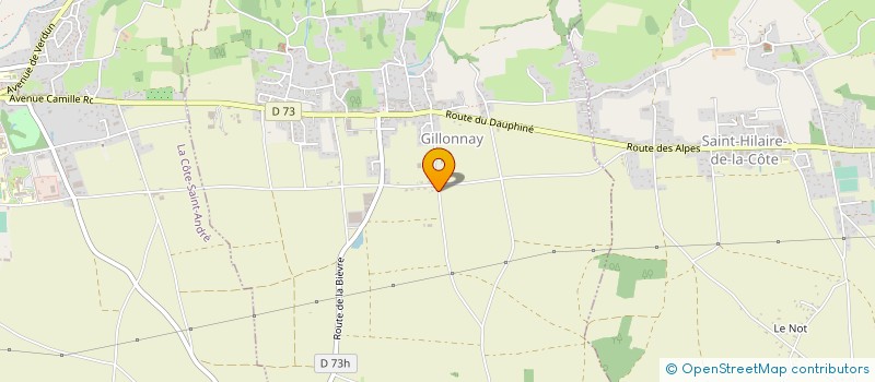 localisation de l'entreprise MONSIEUR ALAIN LUC PUPAT à GILLONNAY