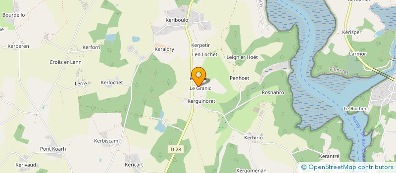 localisation de l'entreprise MONSIEUR ALAIN LUCAS  CRACH