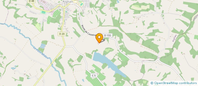 localisation de l'entreprise MONSIEUR ALAIN LUCBERNET à AIGNAN