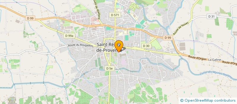 localisation de l'entreprise MONSIEUR ALAIN LUCCHESI  SAINT-REMY-DE-PROVENCE