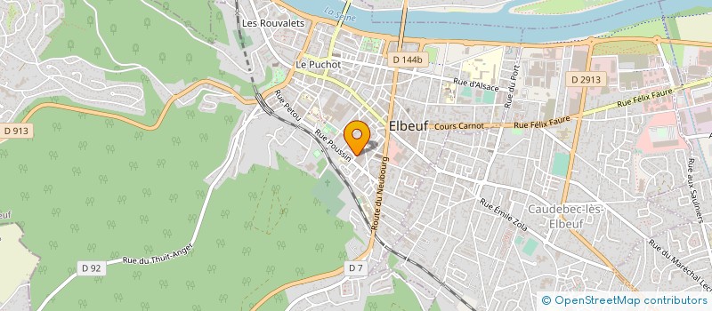 localisation de l'entreprise MONSIEUR ALAIN LUCIEN YVES BOUGET  ELBEUF