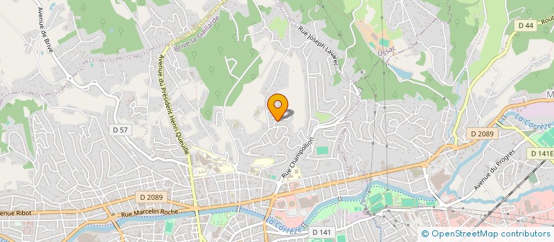 localisation de l'entreprise MONSIEUR ALAIN LUDIER  BRIVE-LA-GAILLARDE