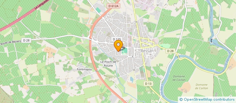 localisation de l'entreprise MONSIEUR ALAIN LUDOVIC DE LYS  BESSAN