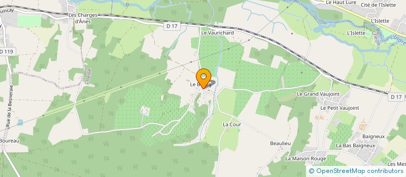 localisation de l'entreprise MONSIEUR ALAIN LUMEAU  CHEILLE