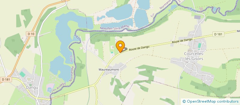 localisation de l'entreprise MONSIEUR ALAIN LUNEL  COURCELLES-LES-GISORS