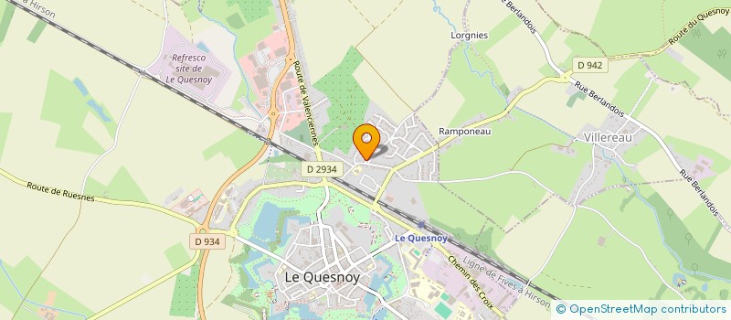 localisation de l'entreprise MONSIEUR ALAIN LUSSIEZ à LE QUESNOY
