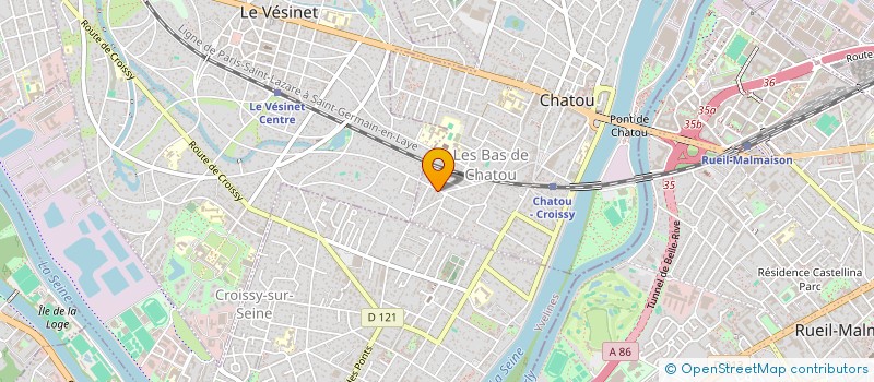 localisation de l'entreprise MONSIEUR ALAIN LUTETE TAMBU  CHATOU