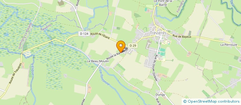 localisation de l'entreprise MONSIEUR ALAIN MABIRE  TREVIERES