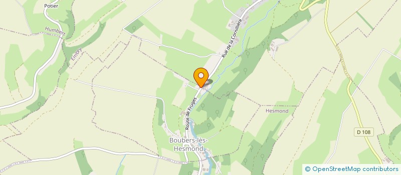 localisation de l'entreprise MONSIEUR ALAIN MACHAIN  BOUBERS-LES-HESMOND