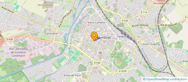 localisation de l'entreprise MONSIEUR ALAIN MACORPS  CAMBRAI