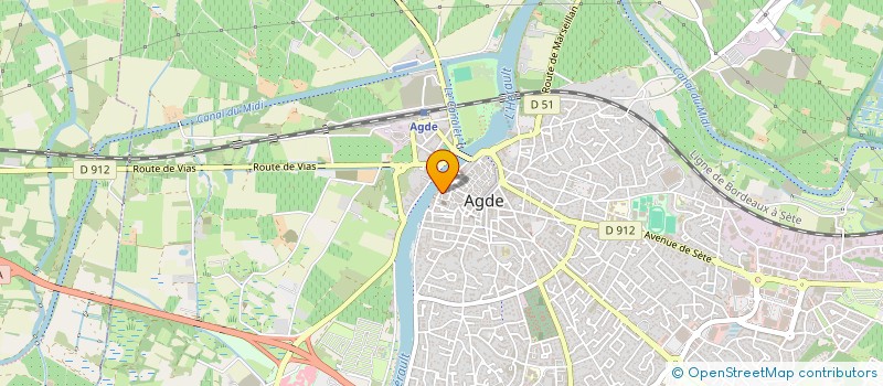 localisation de l'entreprise MONSIEUR ALAIN MADURELL à AGDE