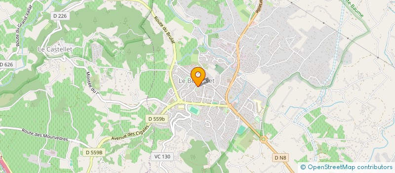 localisation de l'entreprise MONSIEUR ALAIN MAERTEN  LE BEAUSSET