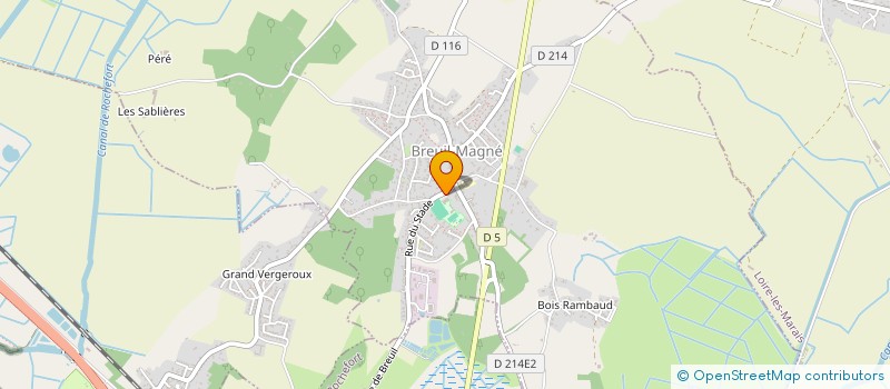 localisation de l'entreprise MONSIEUR ALAIN MAGNE  BREUIL-MAGNE