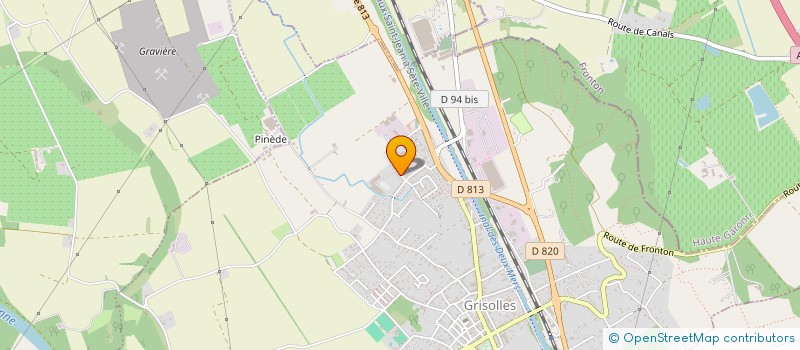 localisation de l'entreprise MONSIEUR ALAIN MAGNE  GRISOLLES