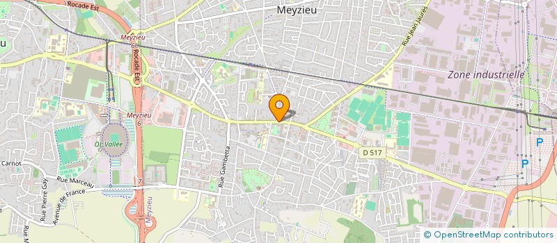 localisation de l'entreprise MONSIEUR ALAIN MAGNY à MEYZIEU