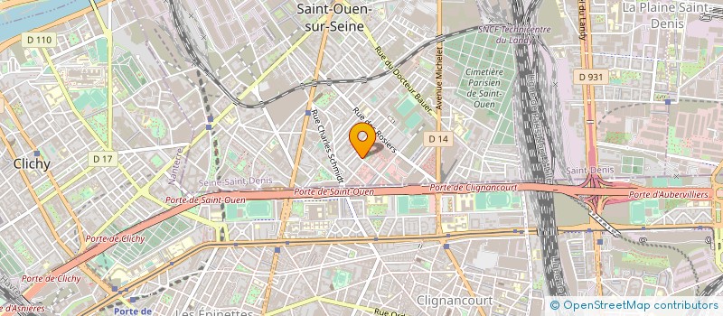 localisation de l'entreprise MONSIEUR ALAIN MAIGNAN à SAINT-OUEN-SUR-SEINE