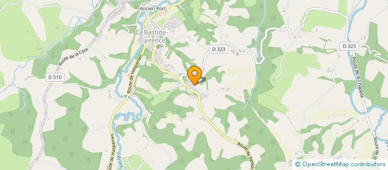 localisation de l'entreprise MONSIEUR ALAIN MAILHARRO  LA BASTIDE-CLAIRENCE