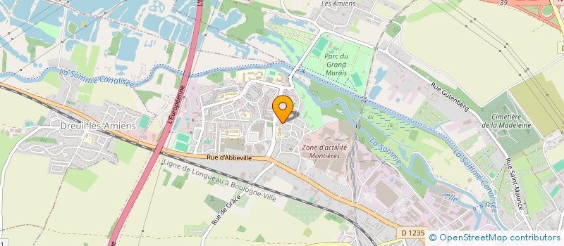 localisation de l'entreprise MONSIEUR ALAIN MAILLARD  AMIENS