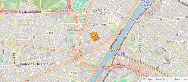 localisation de l'entreprise MONSIEUR ALAIN MAILLARD DE LA MORANDAIS  PARIS