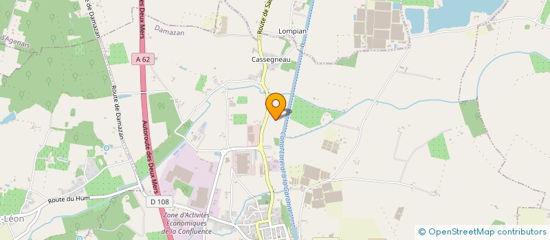 localisation de l'entreprise MONSIEUR ALAIN MAILLE  PUCH D'AGENAIS