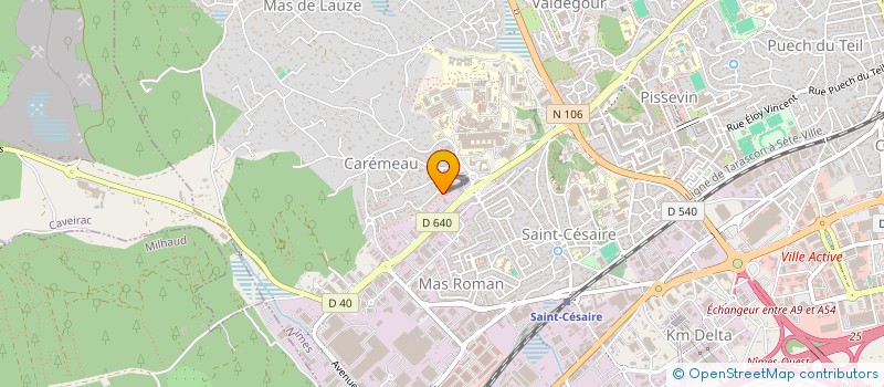 localisation de l'entreprise MONSIEUR ALAIN MAILLE  NIMES