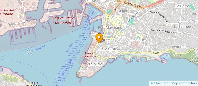 localisation de l'entreprise MONSIEUR ALAIN MAILLOT  TOULON